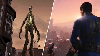 The May-pole in Fallout 4 and Fallout 4's protagonist.