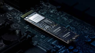 Samsung 980 Pro SSD in a motherboard