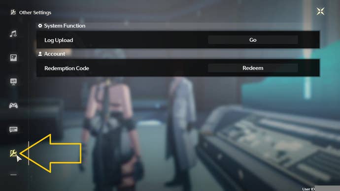 The Other Settings menu in Wuthering Waves.